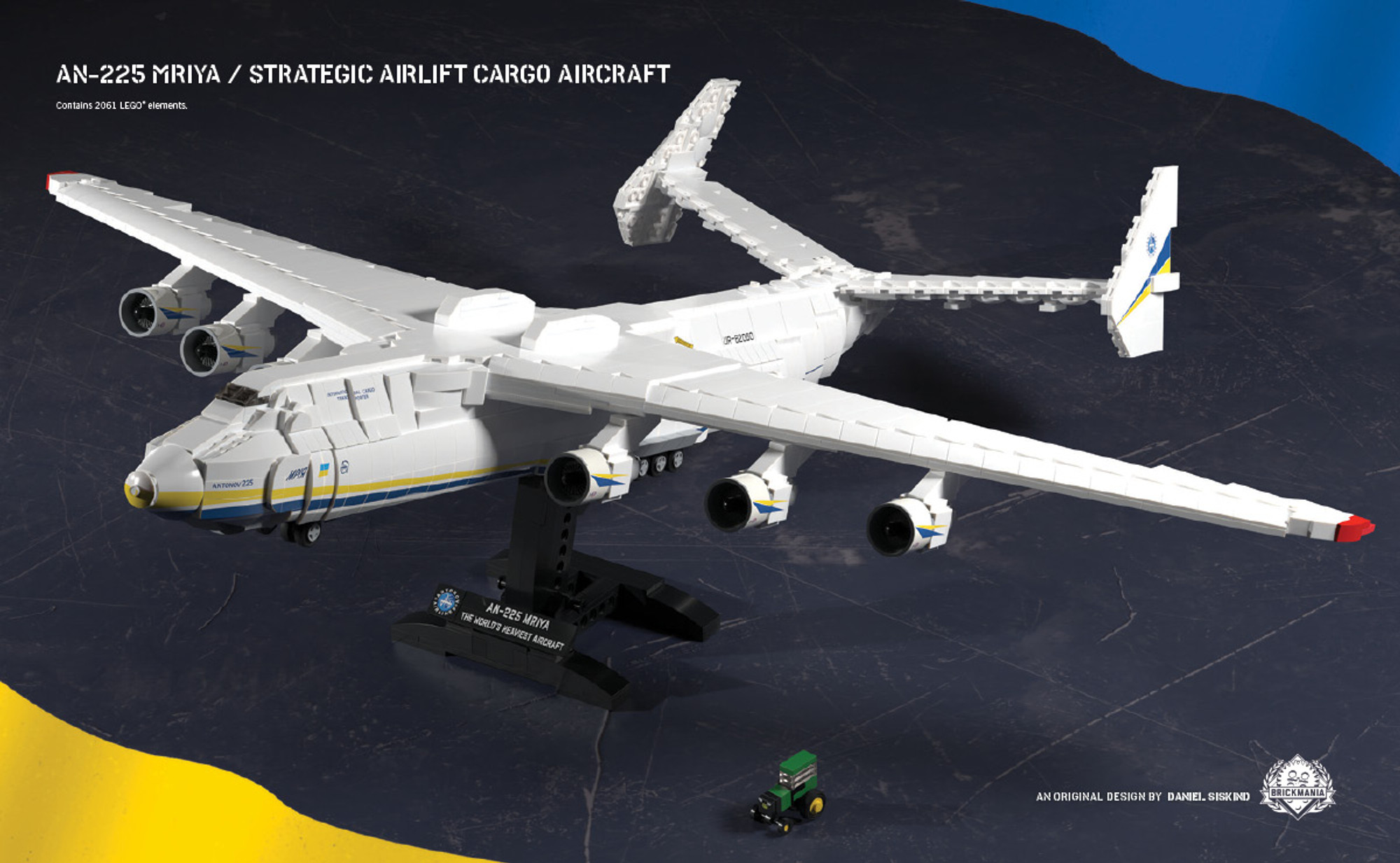 LEGO】An-225 Mriya – 戦略物資輸送機を詳細に再現！巨大な貨物機の